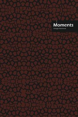 Book cover for Moments Lifestyle, Animal Print, Write-in Notebook, Dotted Lines, Wide Ruled, Medium Size 6 x 9", 288 Pages (Coffee)