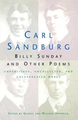 Book cover for Billy Sunday and Other Poems