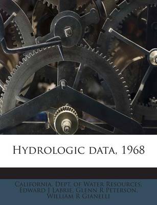 Book cover for Hydrologic Data, 1968