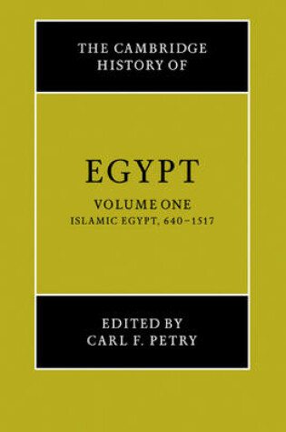 Cover of The Cambridge History of Egypt 2 Volume Set