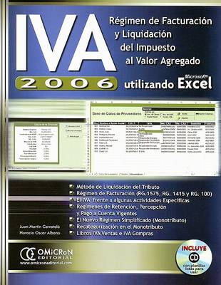 Book cover for IVA 2006 Utilizando Microsoft Excel