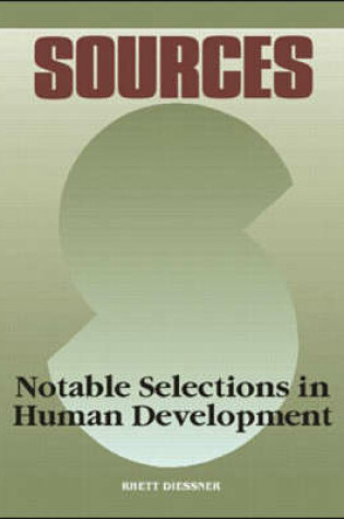 Cover of Sources Notable Selections in Human Development