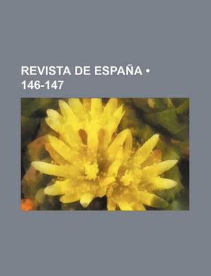 Book cover for Revista de Espana (146-147)