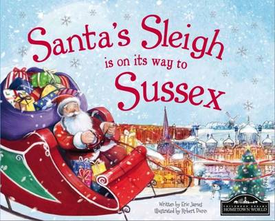 Book cover for Santa's Sleigh is on it's Way to Sussex