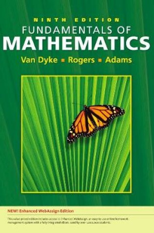 Cover of Fundamentals of Mathematics, Edition (with WebAssign Printed Access Card, Single-Term)