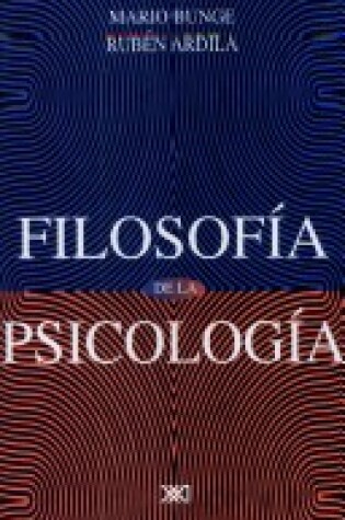 Cover of Filosofia de La Psicologia