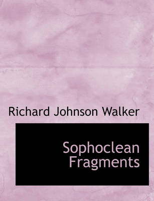 Book cover for Sophoclean Fragments