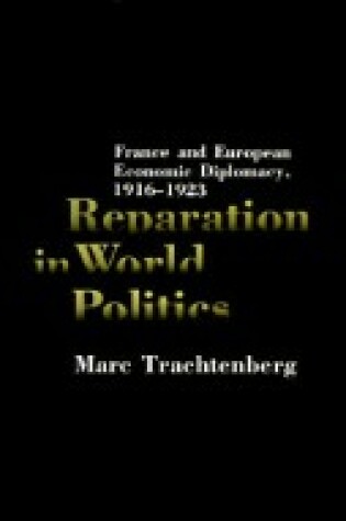 Cover of Reparation in World Politics