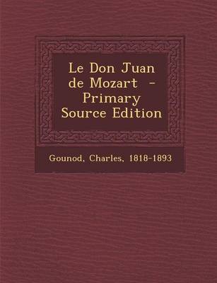 Book cover for Le Don Juan de Mozart