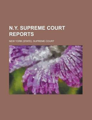 Book cover for N.Y. Supreme Court Reports