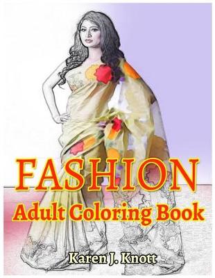 Book cover for FASHION Adults coloring books