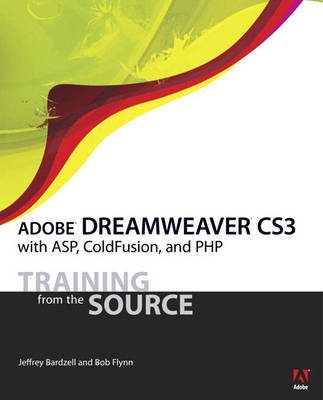 Book cover for Adboe Dreamweaver CS3 with ASP, ColdFusion and PHP