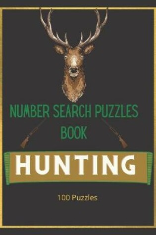 Cover of Hunting Number Search Puzzles Book