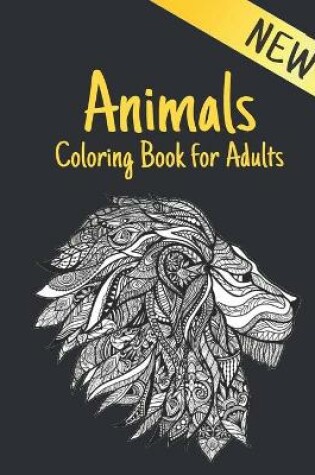Cover of Coloring Book for Adults Animals