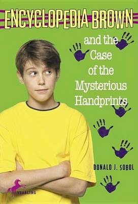 Book cover for Encyclopedia Brown and the Case of the Mysterious Handprints