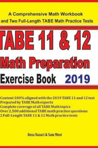 Cover of TABE 11&12 Math Preparation Exercise Book