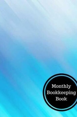 Cover of Monthly Bookkeeping Book