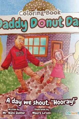 Cover of Daddy Donut Day Children's Coloring Book