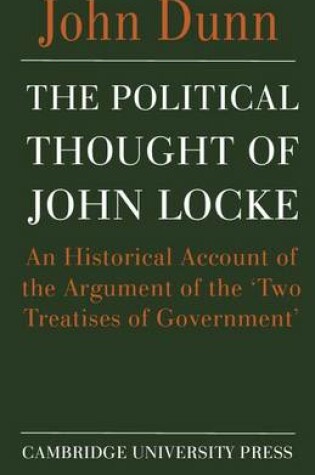 Cover of The Political Thought of John Locke