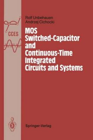 Cover of MOS Switched-Capacitor and Continuous-Time Integrated Circuits and Systems