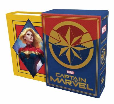 Book cover for Captain Marvel: The Tiny Book of Earth’s Mightiest Hero