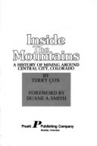 Cover of Inside the Mountains