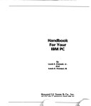 Book cover for Handbook for the I. B. M. Personal Computer