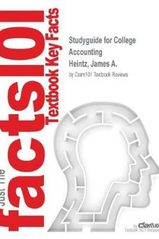 Cover of Studyguide for College Accounting by Heintz, James A., ISBN 9781305666177