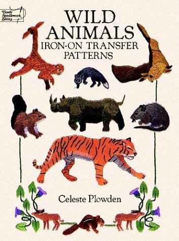 Book cover for Wild Animals Iron-on Transfer Patterns