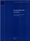 Book cover for On the Road to EU Accession