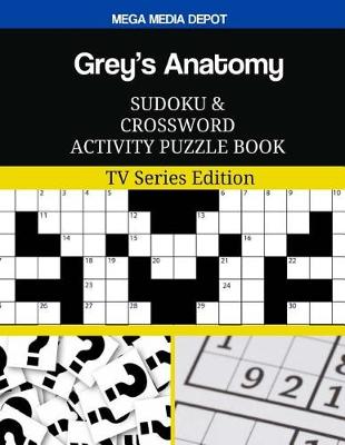 Book cover for Grey's Anatomy Sudoku and Crossword Activity Puzzle Book