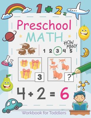 Book cover for Preschool Math Workbook for Toddlers