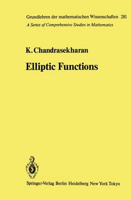 Cover of Elliptic Functions