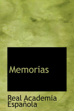 Cover of Memorias