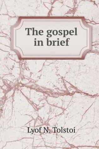 Cover of The Gospel in Brief