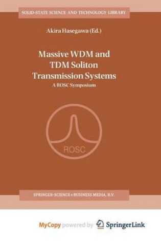 Cover of Massive Wdm and Tdm Soliton Transmission Systems