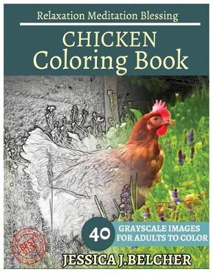 Book cover for Chicken Coloring Book for Adults Relaxation Meditation Blessing