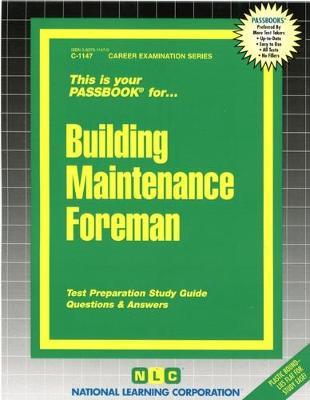 Book cover for Building Maintenance Foreman