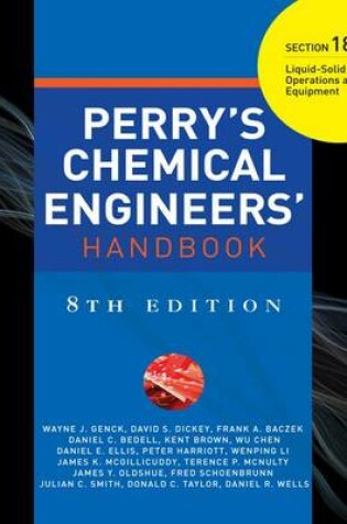 Cover of Perry's Chemical Engineer's Handbook, 8th Edition, Section 18