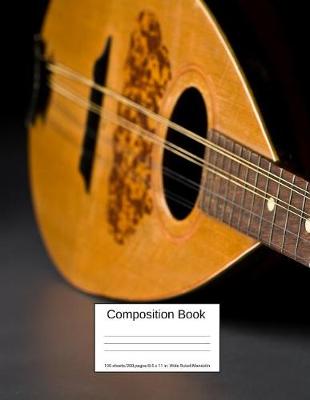 Book cover for Composition Book 100 Sheets/200 Pages/8.5 X 11 In. Wide Ruled/ Mandolin