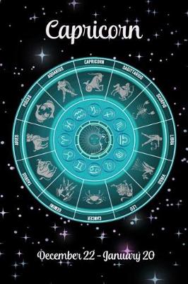 Book cover for Zodiac Undated Weekly Planner - Capricorn December 22 - January 20