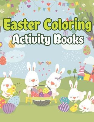 Book cover for Easter Coloring Activity Books