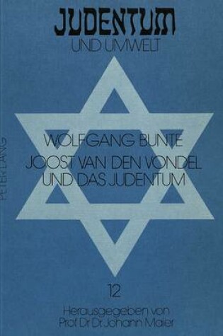 Cover of Joost Van Den Vondel Und Das Judentum