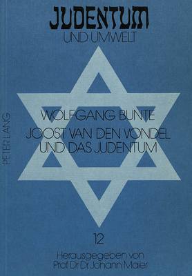 Book cover for Joost Van Den Vondel Und Das Judentum