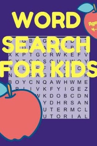 Cover of Word Search Book for Kids