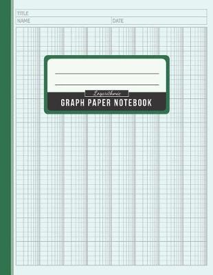 Book cover for Logarithmic Graph Paper Notebook
