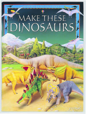 Book cover for Make These Model Dinosaurs