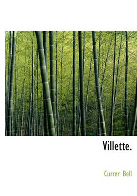 Book cover for Villette.