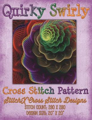 Book cover for Quirky Swirly Cross Stitch Pattern