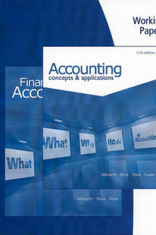 Cover of Accounting: Concepts and Applications or Financial Accounting